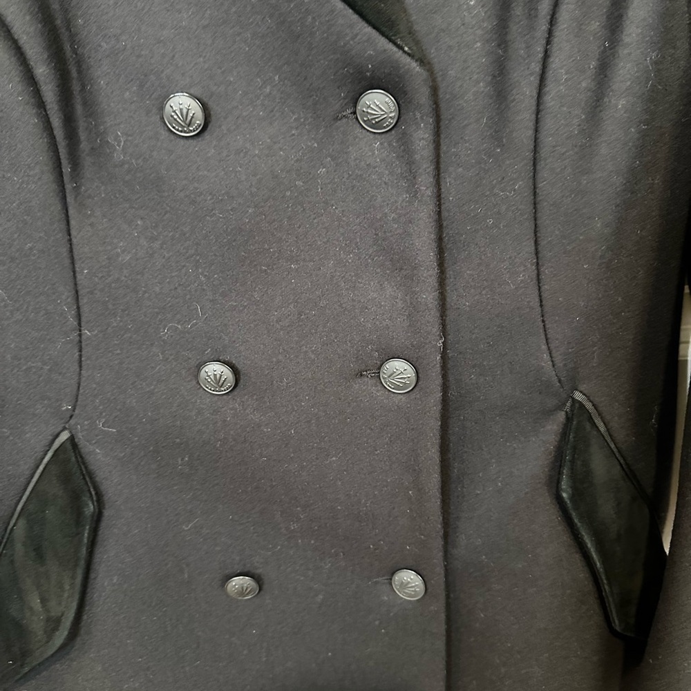 Rag & Bone navy with Black  trim Double-Breasted coats - Picture 2 of 9